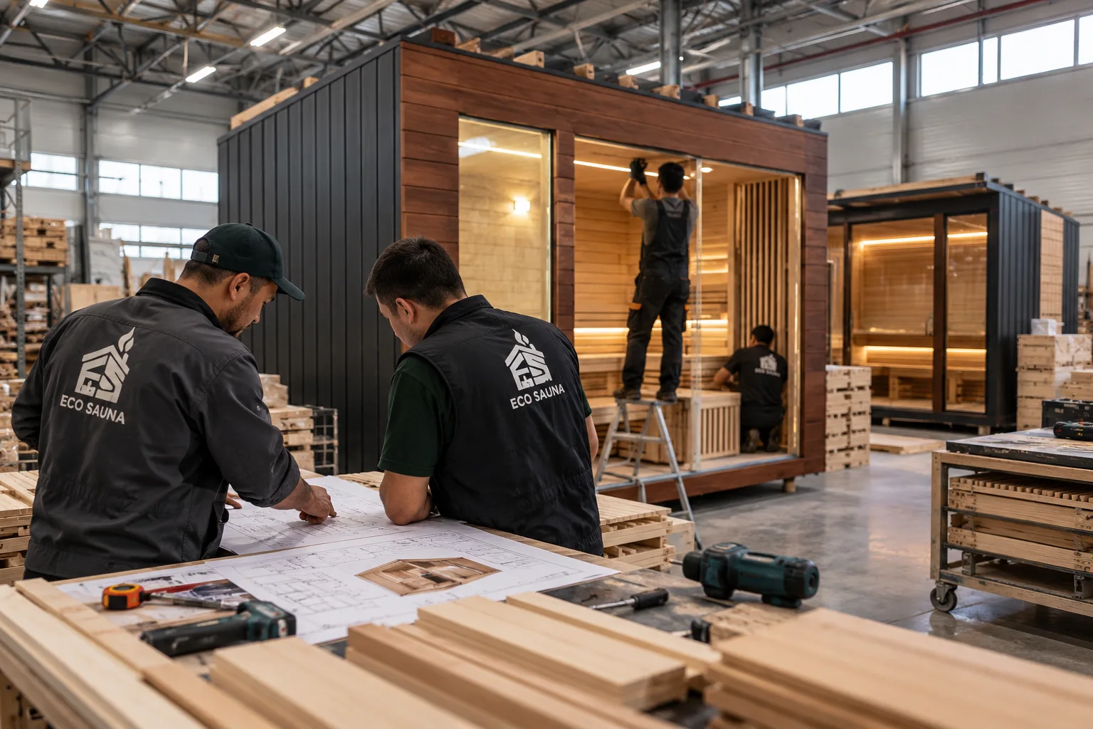 Контроль качества производства Eco Sauna